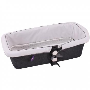 Tititnins® - Funda Capazo Goma compatible con Bugaboo Camaleon 2 y 3 Plus PIQUE GRIS.Asfalto - Acolchado Transpirable-