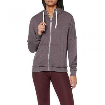 Reebok TE Marble Logo FZ Sudadera, Mujer, Gris