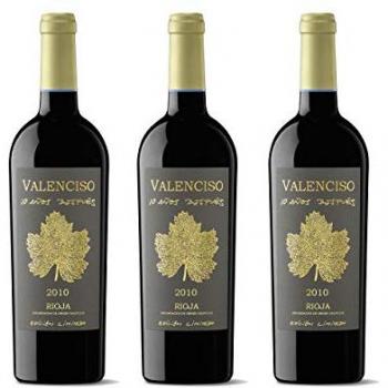 Vino Tinto Rioja Reserva Valenciso 10 Años Después 2012 - Pack de 3 Botellas de 750 ml