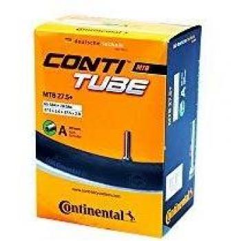 Continental Mountainbike MTB Plus A40 Camara 27.5+x 2.25-3.0 Standard 40 mm, Unisexo, Negro, 27,5+