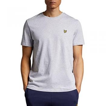Lyle & Scott Men's Plain T-Shirt - Grey - Size: XXL