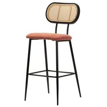 Taburete de Poliéster Rojo 45x56x109 cm - Diseño Elegante y Moderno - Espacio Acogedor y Funcional