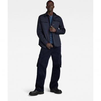 G-Star Raw - Camisa CPO Regular Fit de Manga Larga para Hombre, Color: [especificar color], Material: 100% algodón, Estilo: Casual, Ajuste: Regular Fit, Detalles: Bolsillos en el