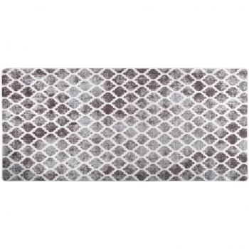 Alfombra lavable antideslizante multicolor 80x300 cm - Color Negro, Gris y dorado, Beige y dorado - Alfombra de área para Sala de Estar, Dormitorio, Habitación, Salón