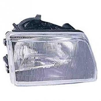 Faro Principal Derecho Nuevo IPARLUX con Carcasa Negra H4 Asimétrico Compatible con Fiat Cinquecento (92-98)