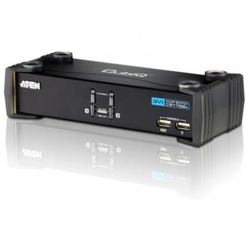2-Port USB 2.0 DVI KVMP Switch