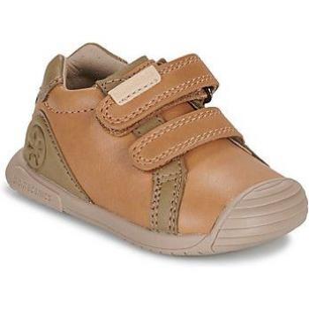 Zapatillas Deportivas Biomecanics BIOGATO CASUAL para Niños en Color Marrón con Velcro y Tallas hasta 30