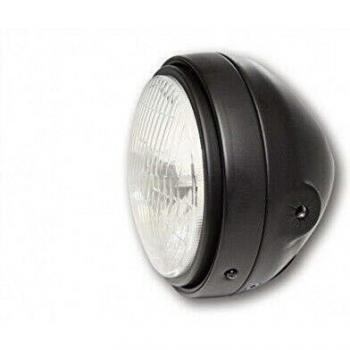Faro delantero H4 5 3/4 pulgadas negro mate