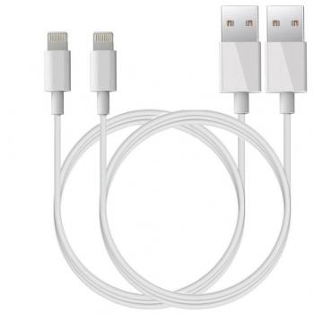 Cable Lightning- Kasos 2 Pack de 3 pies USB - 8 Pines Datos USB Cable Cargador iPhone Cargador para el iPhone 7/ 7Plus /SE / 6 / 6s / 5 / 5S / 5C, el iPhone 4, iPad Aire 1/2, Mini iPad 1/2/3