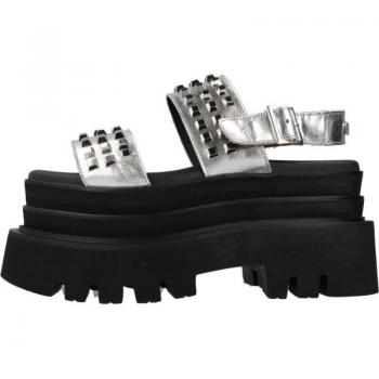 Sandalias de Mujer Marca Yellow Modelo Hype características: diseño moderno, color plata, suela antideslizante, material sintético, plantilla acolchada para mayor comodidad