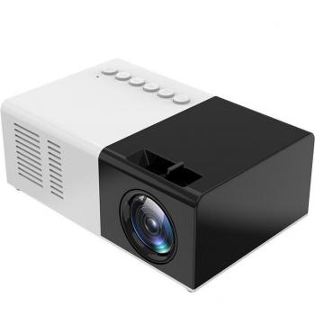 Mini proyector portátil J9, 2 colores, 1080P, AV, USB, SD, tarjeta TF para teléfono