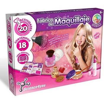 Science4you-Science4you – Fábrica de Maquillaje-Juguete Científico y Educativo, Multicolor, 8 Años