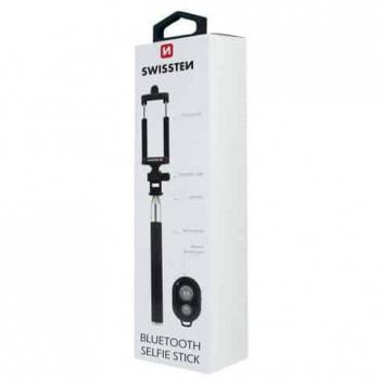 Swissten Bluetooth Selfie Stick para Móviles - Negro