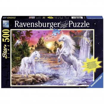 Ravensburger 500 Piece Puzzle - Unicorns at the River