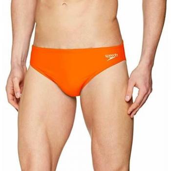 Speedo Endurance 10 5 cm - Bañador, Hombre, Naranja Puro/Blanco, 30 / 75 cm