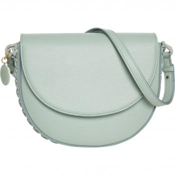 Stella McCartney Frayme Shoulder Bag, Adjustable Strap, Magnet Closure, Green female, Size: ONE SIZE