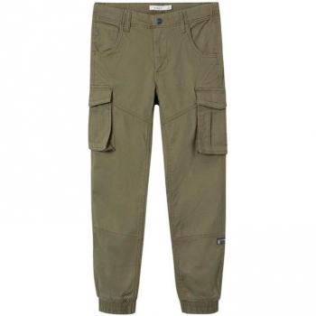 Name It Boys' Regular Fit Cargo Trousers, Deep Lichen Green