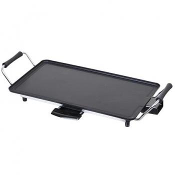 Plancha de Asar Eléctrica MyWave MWGRI-2000 - 2000W, Recubrimiento Antiadherente, Control de Temperatura y Asa de Tacto Frío - 45 x 25 cm