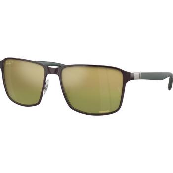 Ray-Ban RB3721CH Polarized 188/6O Unisex Square Sunglasses Brown Size 59
