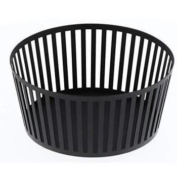 Cesta de Frutas Yamazaki Tower 21,5 cm - Negra y Profunda