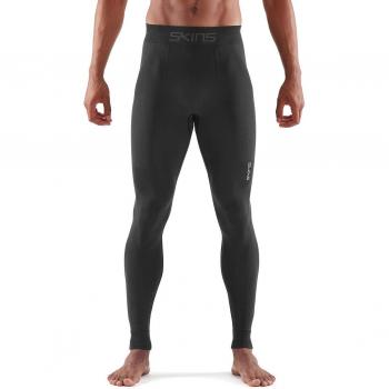 SKINS DNAmic Base Mallas largas, Hombre, Negro, Large