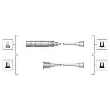 Juego de cables de encendido MAGNETI MARELLI 941319170036