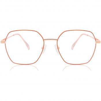 Geometric Montura Completa Metálico Dorados Armazones para Hombre - Gafas Anti-Azules - SmartBuy Collection