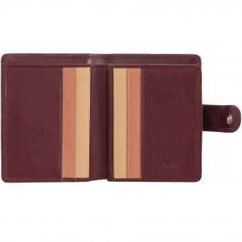 Dudu - Cartera pequeña de mujer de piel con cierre exterior y monedero, cuero genuino, billetera pequeña RFID, cremallera, titular de la tarjeta billetes