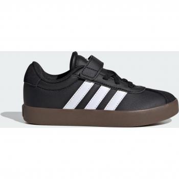 Adidas VL Court 3.0 Kids Skateboarding Sneakers - Black