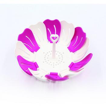 handingsm Lotus Steamer Cesta Plegable, ruedas de cocinar al vapor