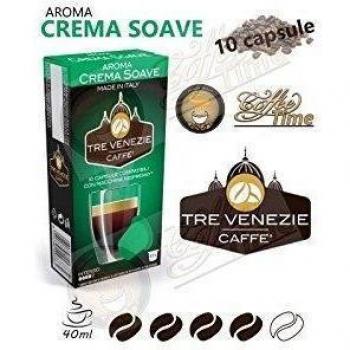 Tre Venezie Café, Aroma Crema Suave - 10 Cápsulas