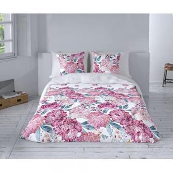 Juego Nórdico Pierre Cardin Modelo KAROL 3 Piezas Tacto Extrasuave Elegante Confort Estilo 260x240 cm Color Rosa Ideal para Todas las Estaciones