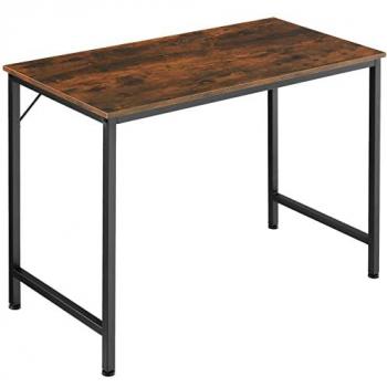 Tectake - Escritorio Jenkins | Mesa de escritorio minimalista de estilo industrial | Tablero estable de aglomerado con recubrimiento protector de melamina | Estructura sólida y resistente de acero con revestimiento en polvo | Dimensiones: