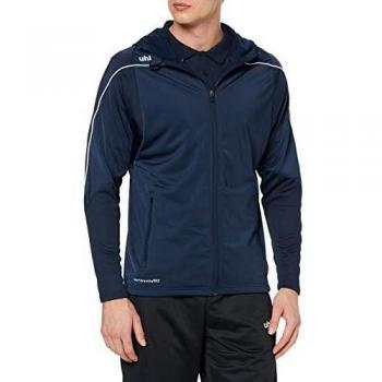 uhlsport Stream 22 Track Hood Jacket Chaqueta con Capucha, Unisex Adulto, Navy/White, M