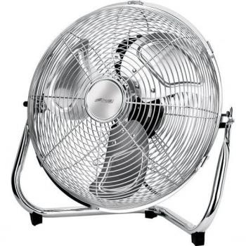 MPM MWP-04 Ventilador Industrial de Suelo, Cuerpo de Metal, 3 Aspas Metálicas de 35cm, 3 Velocidades, Motor Silencioso de 60W, Acero