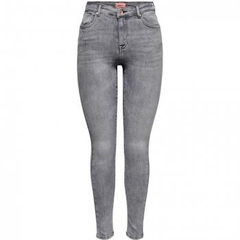 Vaqueros Only 15231450-32-Gris para mujer, color gris, modelo Power Mid Push Up AZG937 en denim