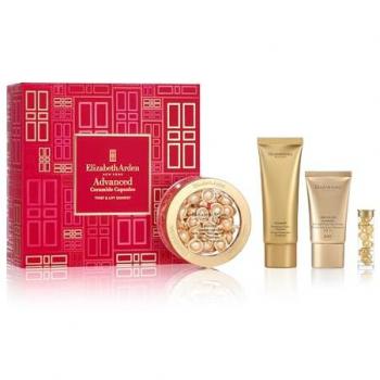 Cofre Elizabeth Arden Twist & Lift - 60 Cápsulas Ceramida + Sérum para Ojos + Crema Hidratante SPF15 + Limpiador Facial