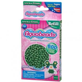 Aquabeads Pack Abalorios Sólidos Verde Oscuro 32548