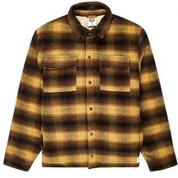 Element Lodge Bear Padded Flannel Jacket - Chestnut - Size S