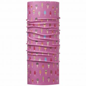 Original Buff Gelatto Pink - High UV Protection para niños de 3-9 años, diseño estampado