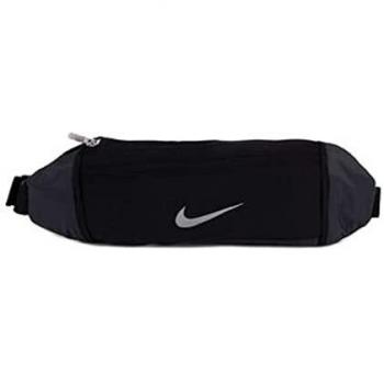 NIKE Challenger Riñonera, Unisex-Adulto, 6549 015 Negro/Negro/Negro/Plateado, Talla única
