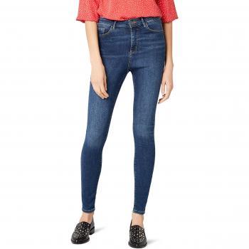 Vero Moda Vmsophia High Waist Skinny Jeans for Women - Medium Blue Denim