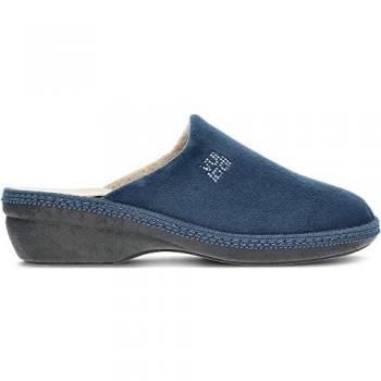 Zapatilla Casa cuña VULLADI mod. 5953-140 para Mujer en Color Marino, Talla 39, hecha en España