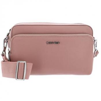 Calvin Klein Elegant Pink Logo Shoulder Bag, Cross Body Bags, Female, Size: ONE SIZE
