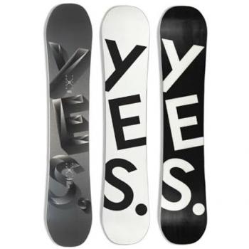 Yes Snowboards Basic 2024, Tabla de Snowboard, Twin Tip, Freestyle, Talla 152, Color Negro