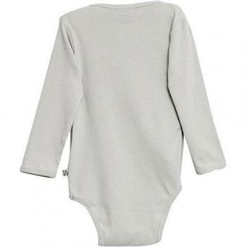 Wheat Wickelbody Around Langarm Aus Organic Cotton, Body Para Bebés, Blau