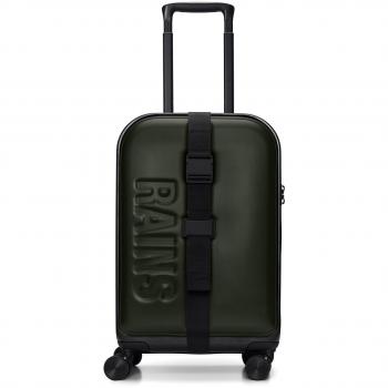 Rains Texel Cabin Trolley - Green - One Size - male - 4 wheels - 55 cm
