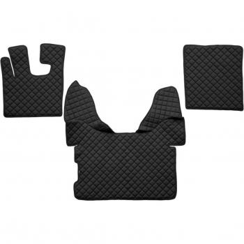 Alfombra moldeada F-CORE FL09 BLACK - Alfombrillas de diseño moderno, color negro, fabricadas en material duradero y resistente al desgaste, con base antideslizante para mayor seguridad, fácil de limpiar y mantener