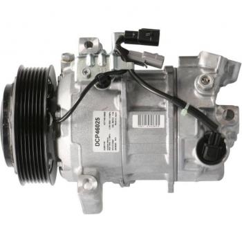 Compresor de aire acondicionado DENSO DCP46025, tipo: compresor, características: diseñado para sistemas de aire acondicionado automotriz, alta eficiencia energética, durabilidad y resistencia a condiciones extremas, tecnología avanzada para un rendim