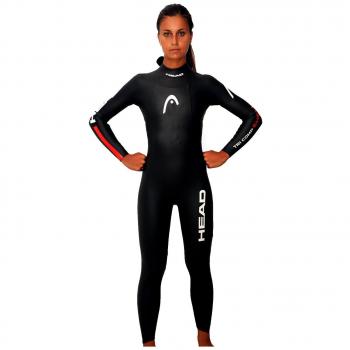 Head Tricomp Shell Lady Tri - Wetsuit 3.2.2 - Traje de Buceo para Mujer, Color Negro, Talla SM